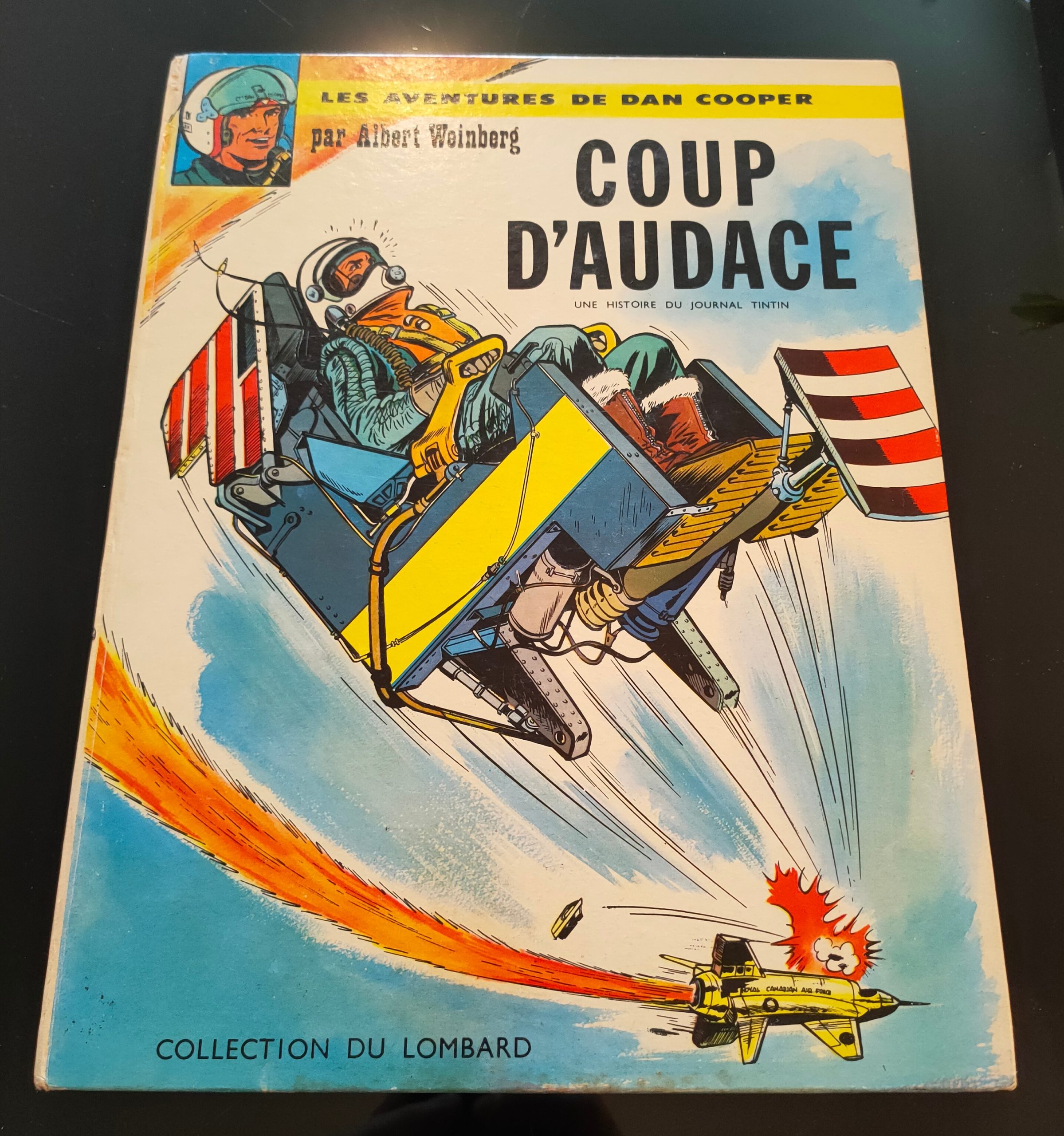 Featured image for “Coup d'audace, Les aventures de Dan Cooper/Albert Weinberg Edition original 1963”