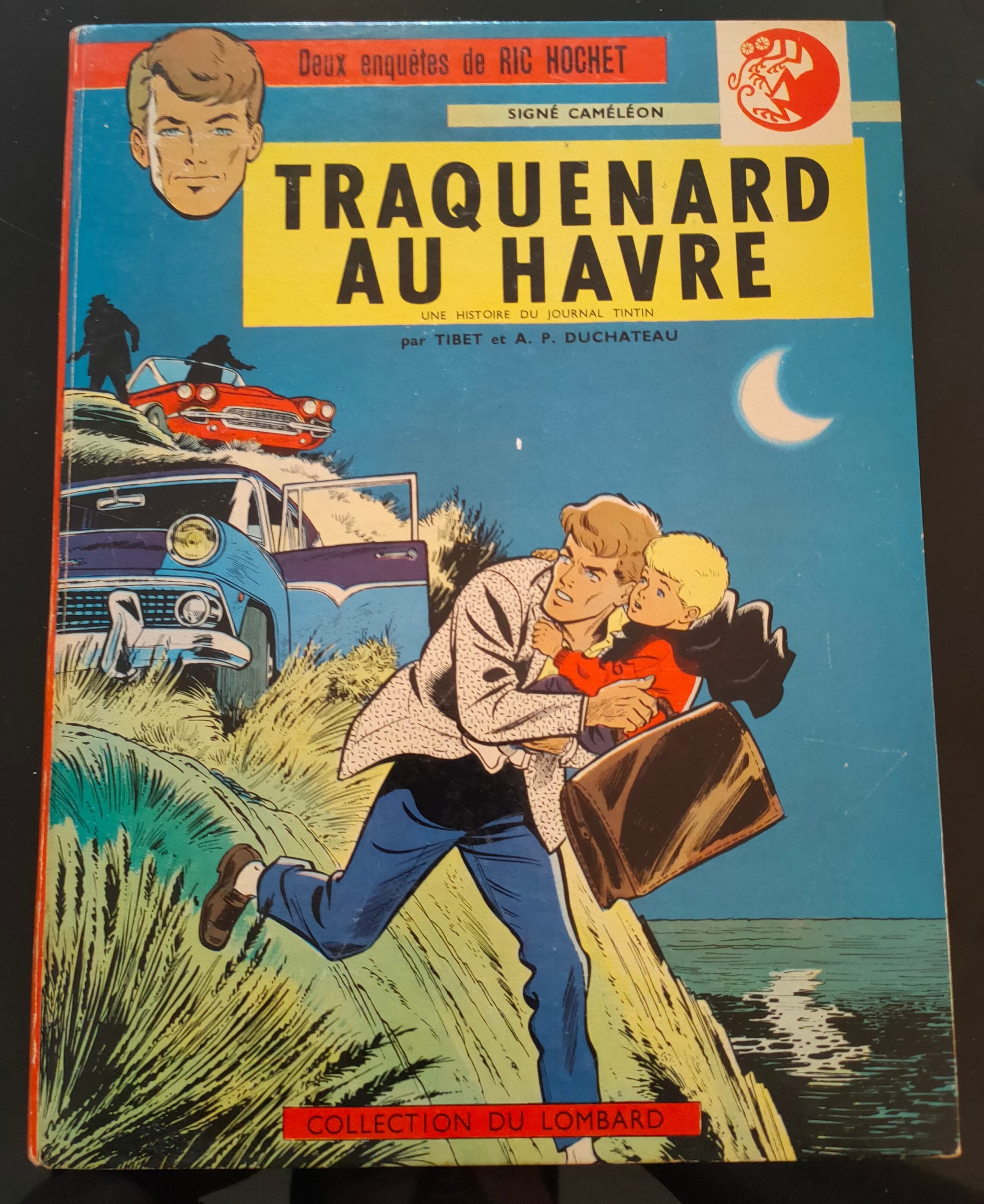 Featured image for “Traquenard au Havre Série Ric Hochet / Lombard / signé Caméléon 1963”