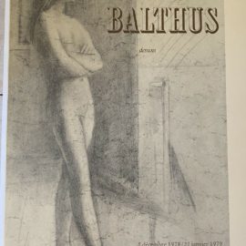 Affiche BALTHUS dessins / Galerie Claude Bernard 1978-1979